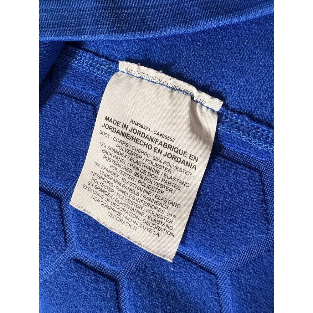 Nike‎ Pro Hyperwarm Shirt Size S Long Sleeve Blue Pullover